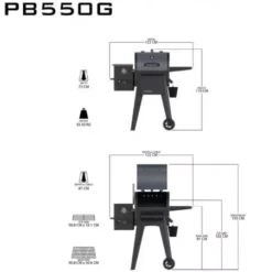 Barbecue à Pellets Navigator 550g PIT BOSS -Célèbre Barbecue Magasin barbecue a pellets navigator 550g 2