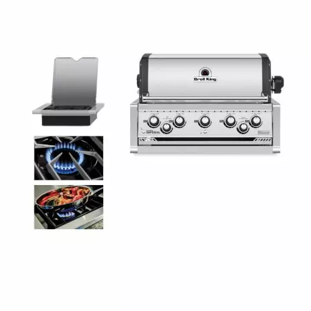 Barbecue Gas Encastrable (Built-In) Imperial S 590 Avec Réchaud BROIL KING 5 Barbecue Gas Encastrable (Built-In) Imperial S 590 Avec Réchaud BROIL KING – Image 3