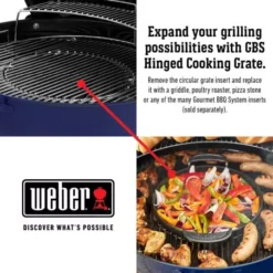 Barbecue Charbon Master-Touch Gbs 5750 - Ocean Blue - WEBER -Célèbre Barbecue Magasin barbecue charbon master touch gbs 5750 57 cm ocean blue 4