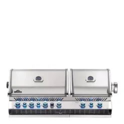 Napoleon Barbecue Encastrable Gaz Built-I Pro825 + 4 Brûleurs + 2 Sizzle Interieurs + Brûleur Arriere + Fumoir
