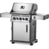 Barbecue Gaz Rogue 425 RSE Inox 3 Brûleurs + Sizzle Lateral + Brûleur Arriere - NAPOLEON -Célèbre Barbecue Magasin barbecue gaz rogue 425 serie rse 3 bruleurs sizzle latreral bruleur arriere