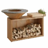 Brasero OFYR Island 85 Bois Teck -Célèbre Barbecue Magasin brasero ofyr island 85 bois teck