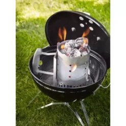 Cheminee D'Allumage Rapidfire Smokey Joe - 7447 - WEBER -Célèbre Barbecue Magasin cheminee d allumage rapidfire weber pour smokey joe 1