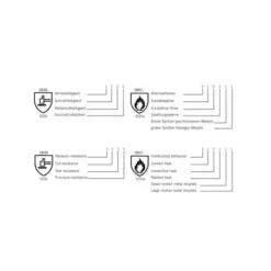 Paire De Gants En Cuir Pour Barbecue - ROSLE -Célèbre Barbecue Magasin gants en cuir pour barbecue 2