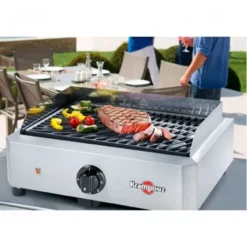 Grill Electrique KRAMPOUZ Mythic 400X250 - 1700W -Célèbre Barbecue Magasin grill electrique krampouz mythic 500x400 2 x 1700w 1