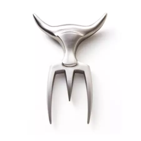 Fourchette TRIDENS Inox Brosse Avec Socle Bois 4 Fourchette TRIDENS Inox Brosse Avec Socle Bois – Image 2