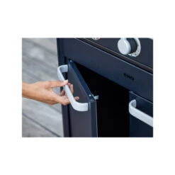 Combo Plancha Enosign Gaz 80 Bleu Navy Avec Capot Navy - ENO -Célèbre Barbecue Magasin pack combo plancha enosign gaz 80 bleu navy 2