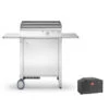 Planet Pack Plancha Elec Chef 55 Pl. Lisse + Chariot Fermé +Housse -Célèbre Barbecue Magasin pack plancha elec chef 55 pl lisse chariot ferme housse
