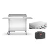 Pack Plancha PLANET Chef 80 Elec + Chariot Fermé+Hous+Capot 2 Pack Plancha PLANET Chef 80 Elec + Chariot Fermé+Hous+Capot -Célèbre Barbecue Magasin pack plancha planet chef 80 elec chariot fermehouscapot